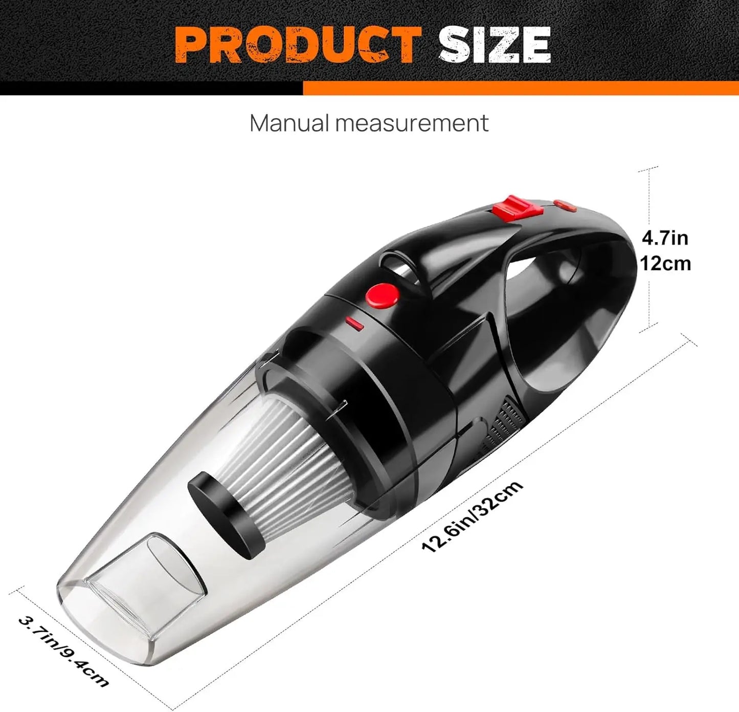 Wireless Handheld Car Vacuum
