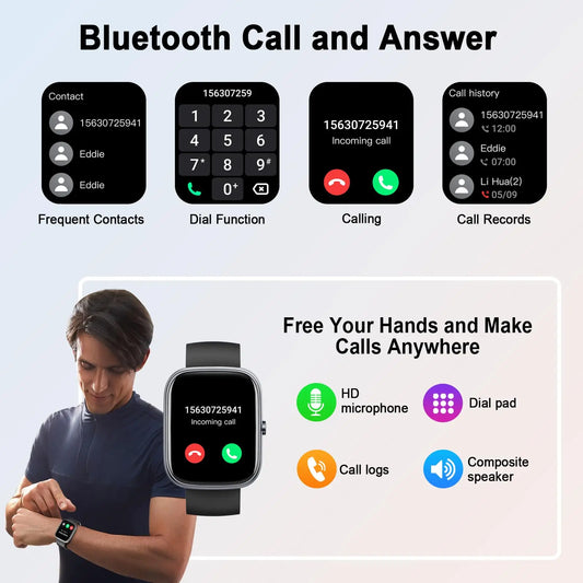 Smartwatch Waterproof Fitness Tracker