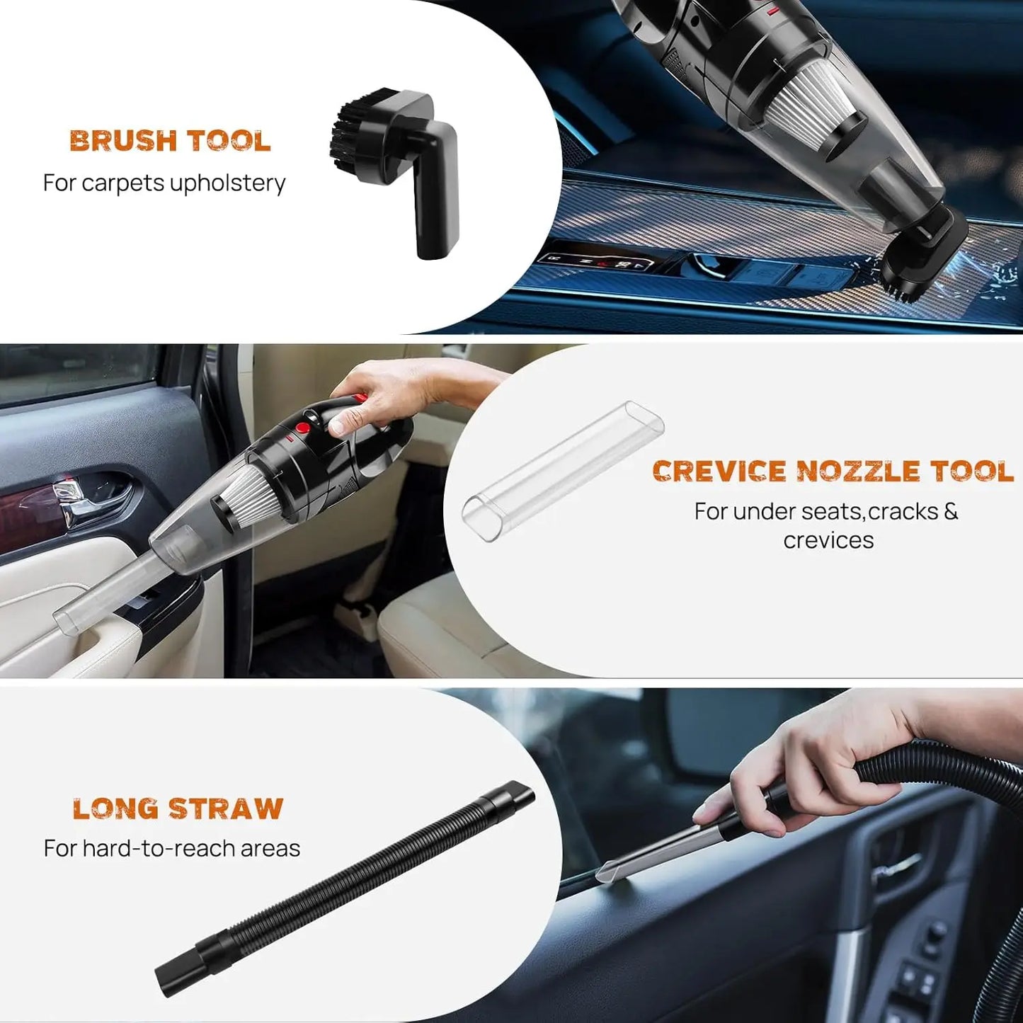 Wireless Handheld Car Vacuum
